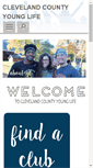 Mobile Screenshot of clevelandcounty.younglife.org