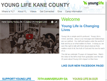 Tablet Screenshot of kanecounty.younglife.org