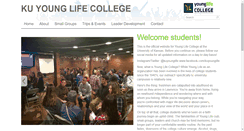 Desktop Screenshot of ku.younglife.org