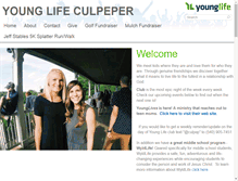 Tablet Screenshot of culpeper.younglife.org