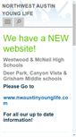Mobile Screenshot of northwestaustin.younglife.org