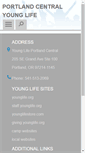 Mobile Screenshot of portlandcentral.younglife.org