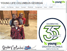 Tablet Screenshot of greatercolumbus.younglife.org