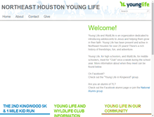 Tablet Screenshot of nehouston.younglife.org