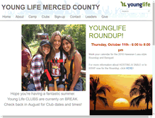 Tablet Screenshot of mercedcounty.younglife.org