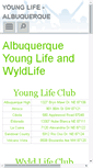 Mobile Screenshot of albuquerque.younglife.org