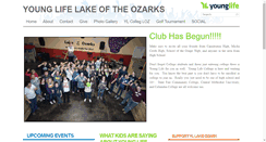 Desktop Screenshot of lakeoftheozarks.younglife.org