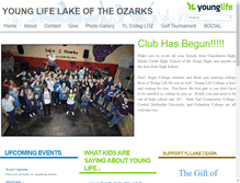 Tablet Screenshot of lakeoftheozarks.younglife.org