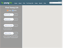 Tablet Screenshot of joplinarea.younglife.org