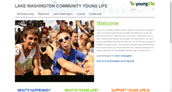 Desktop Screenshot of lakewashington.younglife.org