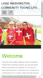 Mobile Screenshot of lakewashington.younglife.org
