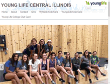 Tablet Screenshot of centralillinois.younglife.org