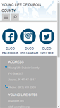 Mobile Screenshot of duboiscounty.younglife.org