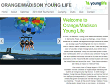 Tablet Screenshot of orangemadison.younglife.org