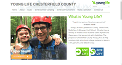 Desktop Screenshot of chesterfield.younglife.org