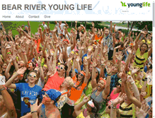 Tablet Screenshot of bearriver.younglife.org