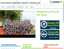 Tablet Screenshot of chestercounty.younglife.org