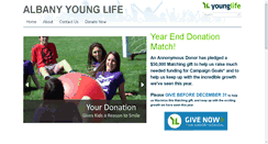 Desktop Screenshot of albany.younglife.org