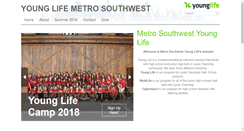 Desktop Screenshot of metrosw.younglife.org