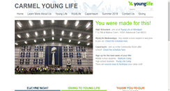 Desktop Screenshot of carmel.younglife.org