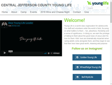 Tablet Screenshot of centraljeffco.younglife.org