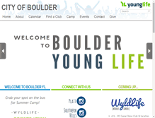 Tablet Screenshot of boulder.younglife.org